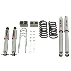 BELLTECH LOWERING KITS  1983-1997 Mitsubishi Mighty Max 2.5" F/3"R drop W/ Street Performance Shocks