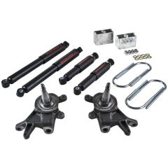 BELLTECH LOWERING KITS  1983-1997 Nissan Pickup & Hardbody 2" F/3" R drop W/ Nitro Drop II Shocks