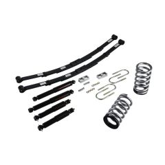 BELLTECH LOWERING KITS 1995-1997 Chevrolet Blazer/Jimmy 6 cly. 2" or 3" F/4" R drop W/ Nitro Drop II Shocks