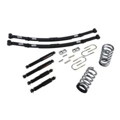 BELLTECH LOWERING KITS 1994-2004 Chevrolet S10/S15 Pickup 6 cyl. (Ext Cab & Std Cab) 2" or 3" F/4" R drop W/ Nitro Drop II Shocks