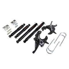 BELLTECH LOWERING KITS 1982-2004 Chevrolet S10/S15 Pickup 4&6 cyl. (Ext Cab) 2" F/2" R drop W/ Nitro Drop II Shocks