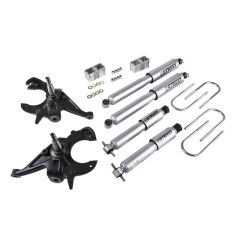 BELLTECH LOWERING KITS 1982-2004 Chevrolet S10/S15 Pickup 4&6 cyl. (Ext Cab) 2" F/2" R drop W/ Street Performance Shocks