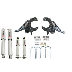 BELLTECH LOWERING KITS  1982-2004 Chevrolet S10/S15 Pickup 4&6 cyl. (Std Cab) 83-97 Chevrolet Blazer/Jimmy 4&6 cyl. 2" F/3" R drop W/ Street Performance Shocks