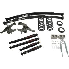BELLTECH LOWERING KITS  1982-2004 Chevrolet S10/S15 Pickup 4&6 cyl. (Std Cab) 83-94 Chevrolet Blazer/Jimmy 4&6 cyl. 4" or 5" F/5" R drop W/ Nitro Drop II Shocks