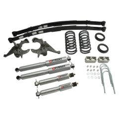 BELLTECH LOWERING KITS  1982-2004 Chevrolet S10/S15 Pickup 4&6 cyl. (Std Cab) 83-94 Chevrolet Blazer/Jimmy 4&6 cyl. 4" or 5" F/5" R drop W/ Street Performance Shocks
