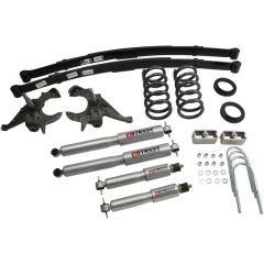 BELLTECH LOWERING KITS 1994-2004 Chevrolet S10/S15 Pickup 6 cyl. (Std Cab) 4" or 5" F/5" R W/ Street Performance Shocks