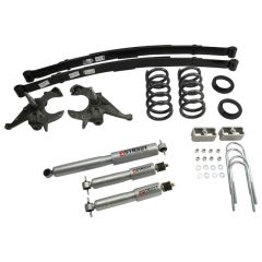 BELLTECH LOWERING KITS 1994-2004 Chevrolet S10/S15 Pickup 6 cyl. (Ext Cab) 4" or 5" F/5" R drop W/ Street Performance Shocks