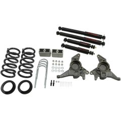 BELLTECH LOWERING KITS 1998-2003 Chevrolet Blazer/Jimmy 6 cyl. (except Extreme) 4" or 5" F/3" R drop W/ Nitro Drop II Shocks