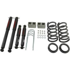 BELLTECH LOWERING KITS 1998-2003 Chevrolet Blazer/Jimmy 6 cyl. (except Extreme) 2" or 3" F/3" R drop W/ Nitro Drop II Shocks