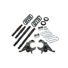 BELLTECH LOWERING KITS 1995-1997 Chevrolet Blazer/Jimmy 6 cyl. 3" F/3" R W/ Nitro Drop II Shocks