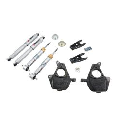 BELLTECH LOWERING KITS 2007-2013 Chevrolet Silverado/Sierra ((All Cabs), 2WD/4WD) 2" F/2" or 3" R drop W/ Street Performance Shocks