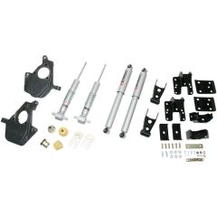 BELLTECH LOWERING KITS 2007-2013 Chevrolet Silverado/Sierra ((All Cabs), 2WD/4WD) 2" F/4" R drop W/ Street Performance Shocks