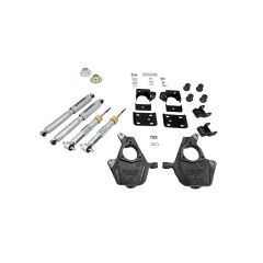 BELLTECH LOWERING KITS 2007-2013 Chevrolet Silverado/Sierra (Std Cab) 3" or 4" F/7" R drop W/ Street Performance Shocks