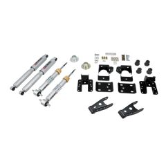 BELLTECH LOWERING KITS 2007-2013 Chevrolet Silverado/Sierra ((All Cabs), 2WD/4WD) +1" to -2" F/4" R drop W/ Street Performance Shocks