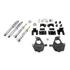 BELLTECH LOWERING KITS 2007-2013 Chevrolet Silverado/Sierra (All Cabs) 0" to -4" F/5" or 6" R drop W/ Street Performance Shocks