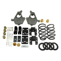 BELLTECH LOWERING KITS 2007-2013 Chevrolet Silverado/Sierra (Ext Cab & Crew Cab) 3" or 4" F/5" or 6" R drop W/O Shocks