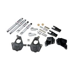 BELLTECH LOWERING KITS 2005-2006 Chevrolet Silverado/Sierra (Std Cab, w/ Factory Front Torsion bar) 3" or 4" F/4" R drop W/ Street Performance Shocks