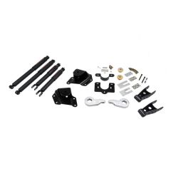 BELLTECH LOWERING KITS 2005-2006 Chevrolet Silverado/Sierra (Ext Cab, w/ Factory Front Torsion bar) 1" or 2" F/4" R drop W/ Nitro Drop II Shocks