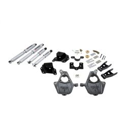 BELLTECH LOWERING KITS 1999-2000 Chevrolet Silverado/Sierra (Ext Cab) 2" F/4" R drop W/ Street Performance Shocks