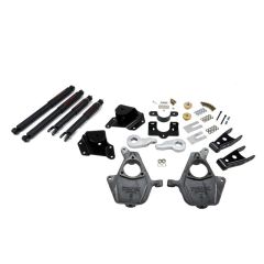 BELLTECH LOWERING KITS 2005-2006 Chevrolet Silverado/Sierra (Ext Cab, w/ Factory Front Torsion bar) 3" or 4" F/4" R drop W/ Nitro Drop II Shocks