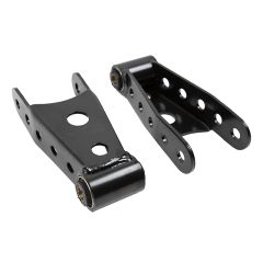 BELLTECH SHACKLE KIT 1973-2018 Chevrolet Silverado/Sierra 1500 (All), 88-10 Silverado/Sierra 2500/3500 (All), 92-99 Tahoe, Yukon & Suburban (2dr/4dr.) 94-01 Dodge Ram 1500 (All) 87-03 Ford F-150 (All) 1/2" Rear Lift