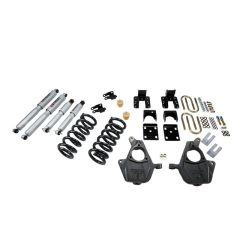 BELLTECH LOWERING KITS  2004-2006 Chevrolet Silverado/Sierra (Crew Cab 4DR) 3" F/4" or 5" R drop W/ Street Performance Shocks