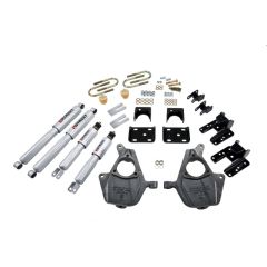 BELLTECH LOWERING KITS  2004-2006 GMC Sierra Denali (Crew Cab 4DR) 2" F/4" or 5" R drop W/ Street Performance Shocks