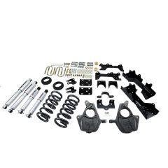 BELLTECH LOWERING KITS 1999-2000 Chevrolet Silverado/Sierra (Ext Cab) 4" or 5" F/6" R drop W/ Street Performance Shocks