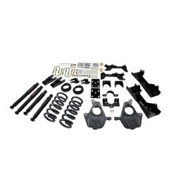 BELLTECH LOWERING KITS 1999-2000 Chevrolet Silverado/Sierra (Ext Cab) 4" or 5" F/6" or 7" R drop W/ Nitro Drop II Shocks