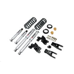 BELLTECH LOWERING KITS 1988-1998 Chevrolet Silverado/Sierra C1500 (Std Cab, ext 454 SS) 2" or 3" F/4" R drop W/ Street Performance Shocks