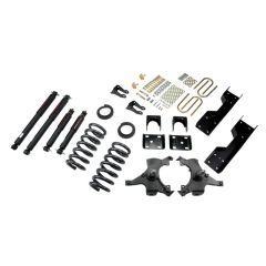 BELLTECH LOWERING KITS 1992-1998 Chevrolet Silverado/Sierra C1500 (Std Cab, ext 454 SS) 4" or 5" F/6" R drop W/ Nitro Drop II Shocks
