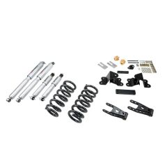 BELLTECH LOWERING KITS 1988-1998 Chevrolet Silverado/Sierra C1500 (Ext Cab) 2" or 3" F/4" R drop W/ Street Performance Shocks