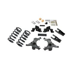 BELLTECH LOWERING KITS 1988-1998 Chevrolet Silverado/Sierra C1500 (Ext Cab) 3" F/4" R drop W/O Shocks