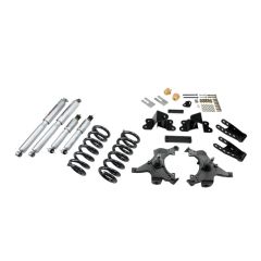 BELLTECH LOWERING KITS 1988-1998 Chevrolet Silverado/Sierra C1500 (Ext Cab) 3" F/4" R drop W/ Street Performance Shocks