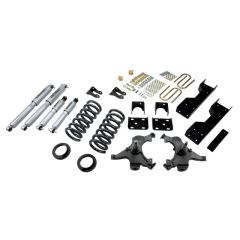 BELLTECH LOWERING KITS 1988-1998 Chevrolet Silverado/Sierra C1500 (Ext Cab) 4" or 5" F/6" R drop W/ Street Performance Shocks