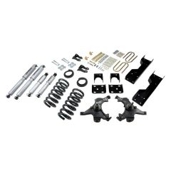 BELLTECH LOWERING KITS 1988-1991 Chevrolet Silverado/Sierra C1500 (Std Cab, ext 454 SS) 4" or 5" F/6" R drop W/ Street Performance Shocks
