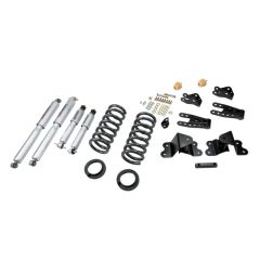 BELLTECH LOWERING KITS  1990-1994 Chevrolet Silverado/Sierra C1500 (454 SS Only) 88-98 Chevrolet Silverado/Sierra C2500 (All ext 8 Lug) 2" or 3" F/4" R drop W/ Street Performance Shocks