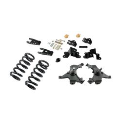 BELLTECH LOWERING KITS  1990-1994 Chevrolet Silverado/Sierra C1500 (454 SS Only) 88-98 Chevrolet Silverado/Sierra C2500 (All ext 8 Lug) 3" F/4" R drop W/O Shocks
