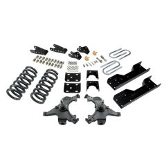 BELLTECH LOWERING KITS  1990-1994 Chevrolet Silverado/Sierra C1500 (454 SS Only) 88-98 Chevrolet Silverado/Sierra C2500 (All ext 8 Lug) 4" or 5" F/6" or 7" R drop W/O Shocks