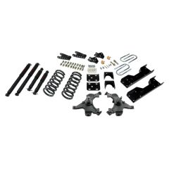 BELLTECH LOWERING KITS  1990-1994 Chevrolet Silverado/Sierra C1500 (454 SS Only) 88-98 Chevrolet Silverado/Sierra C2500 (All ext 8 Lug) 4" or 5" F/6" or 7" R drop W/ Nitro Drop II Shocks