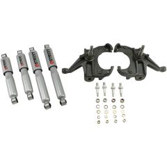 BELLTECH LOWERING KITS 1973-1987 Chevrolet C10 (1" Rotor) 3" F/4" R drop W/ Street Performance Shocks