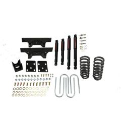 BELLTECH LOWERING KITS 1973-1987 Chevrolet C10 (1" Rotor) 4" F/6" R drop W/ Nitro Drop II Shocks