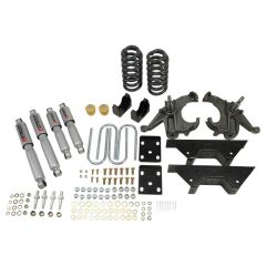 BELLTECH LOWERING KITS 1973-1987 Chevrolet C10 (1" Rotor) 4" F/6" R drop W/ Street Performance Shocks