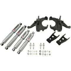 BELLTECH LOWERING KITS 1973-1987 Chevrolet C10 (1 1/4" Rotor) 3" F/4" R drop W/ Street Performance Shocks