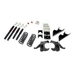BELLTECH LOWERING KITS 1973-1987 Chevrolet C10 (1 1/4" Rotor) 4" F/6" R drop W/ Nitro Drop II Shocks