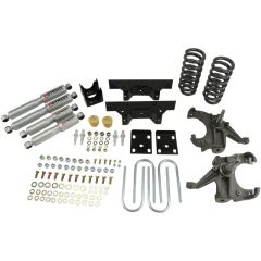 BELLTECH LOWERING KITS 1973-1987 Chevrolet C10 (1 1/4" Rotor) 4" F/6" R drop W/ Street Performance Shocks