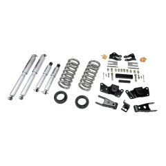 BELLTECH LOWERING KITS 1997-2000 Chevrolet Silverado/Sierra 3/4 Ton & 1 Ton (Crew Cab/Dually) 1" or 2" F/4" R drop W/ Street Performance Shocks