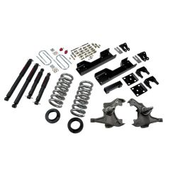 BELLTECH LOWERING KITS 1997-2000 Chevrolet Silverado/Sierra 3/4 Ton & 1 Ton (Ext, Crew Cab/Dually) 4" or 5" F/8" R drop W/ Nitro Drop II Shocks