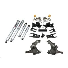 BELLTECH LOWERING KITS 1989-1996 Chevrolet Silverado/Sierra 3/4 Ton & 1 Ton (Ext/Crew Cab) 3" F/4" R drop W/ Street Performance Shocks