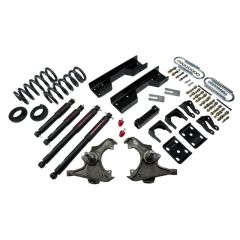 BELLTECH LOWERING KITS 1989-1996 Chevrolet Silverado/Sierra 3/4 Ton & 1 Ton (Ext/Crew Cab) 4" or 5" F/8" R drop W/ Nitro Drop II Shocks